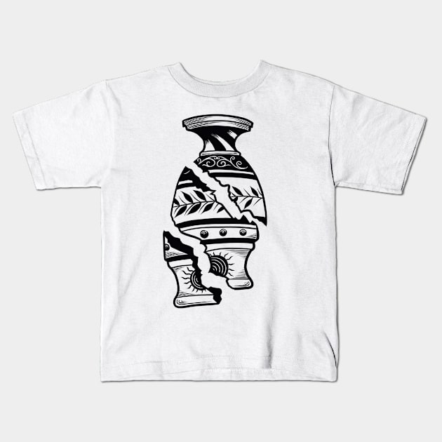 broken jug Kids T-Shirt by Adorline